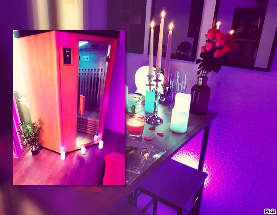 Luxe Sauna Privatif Et Grand Bain Jacuzzi A Deux A Biscarosse Plage Pour Nuit Romantique Avec Decoration Led Et Bougies Бискаррос Экстерьер фото